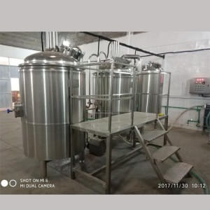  » Brewery Equipment 1000L Beer Brewing System With Three-Vessel Brewhouse